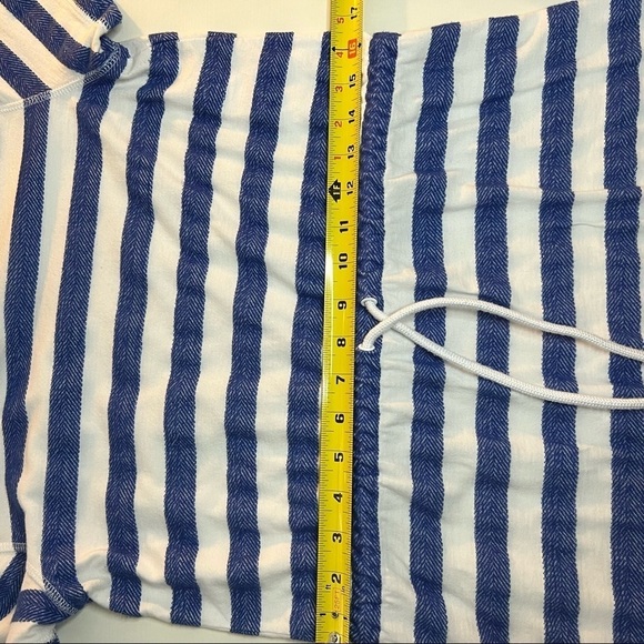 Talbots Petite Blue and White Striped Dress in Size Sp - Picture 5 of 8